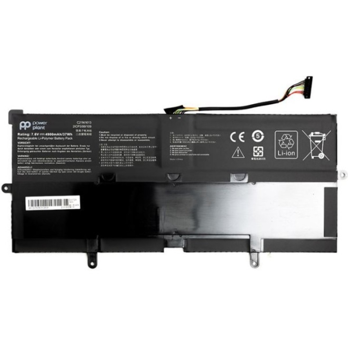 Аккумулятор для ноутбука ASUS Chromebook Flip C302 (C21N1613) 7.6V 4900mAh PowerPlant (NB431434) 256_256.jpg