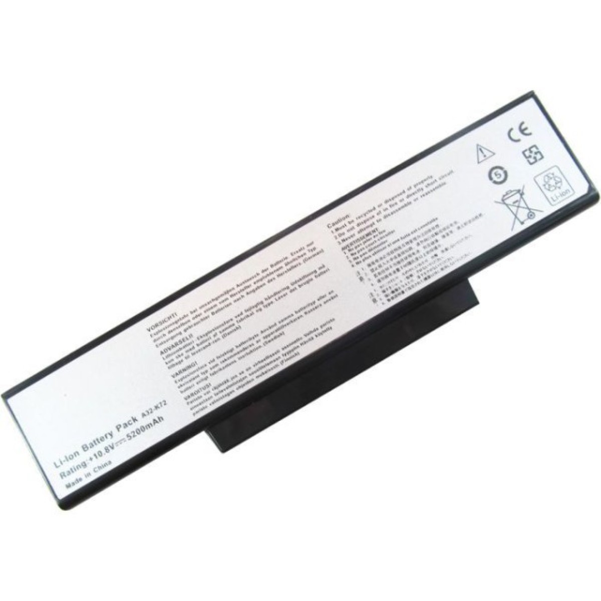 Акумулятор до ноутбука AlSoft Asus A32-K72 5200mAh 6cell 11.1V Li-ion (A41440) 98_98.jpg - фото 2
