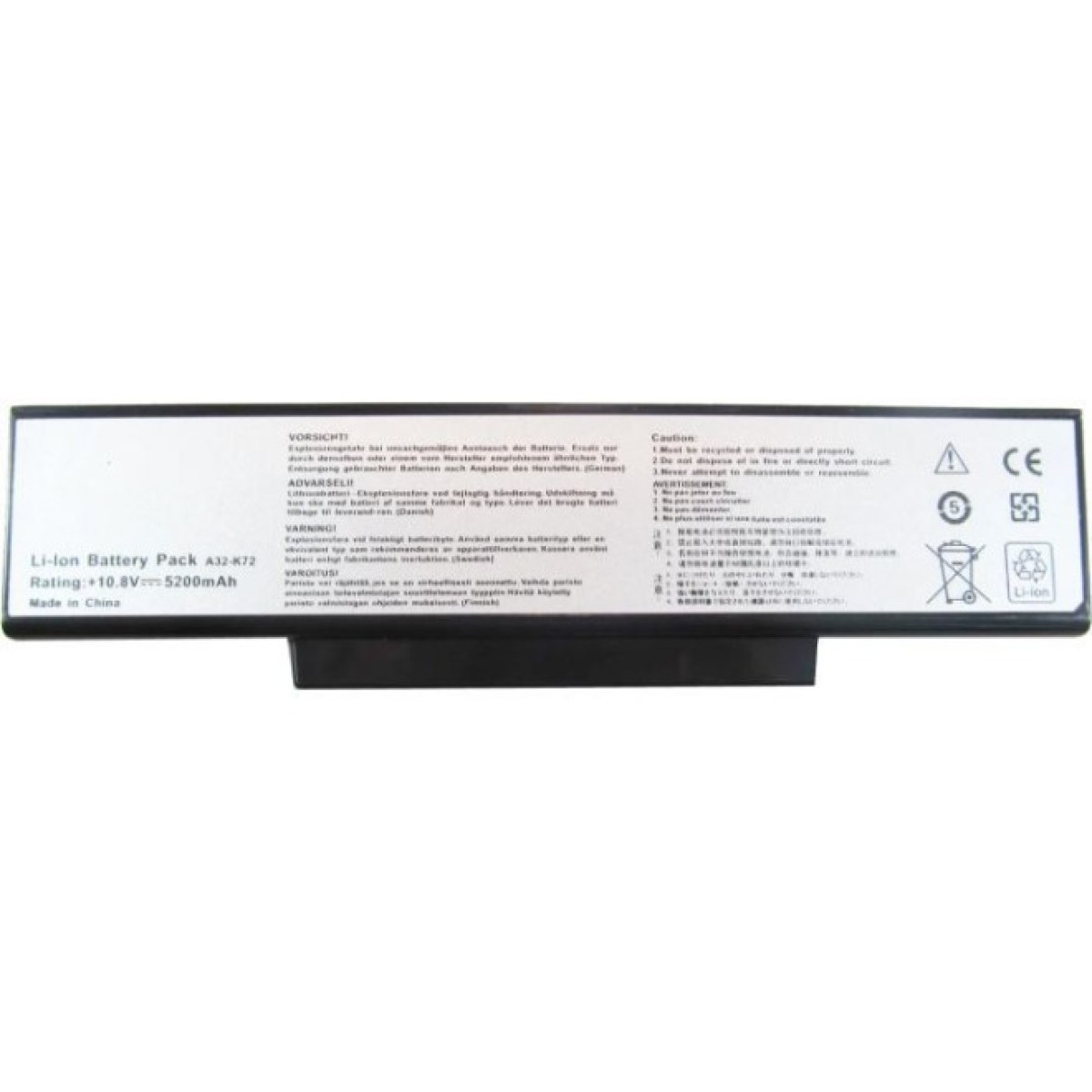Аккумулятор для ноутбука AlSoft Asus A32-K72 5200mAh 6cell 11.1V Li-ion (A41440) 256_256.jpg