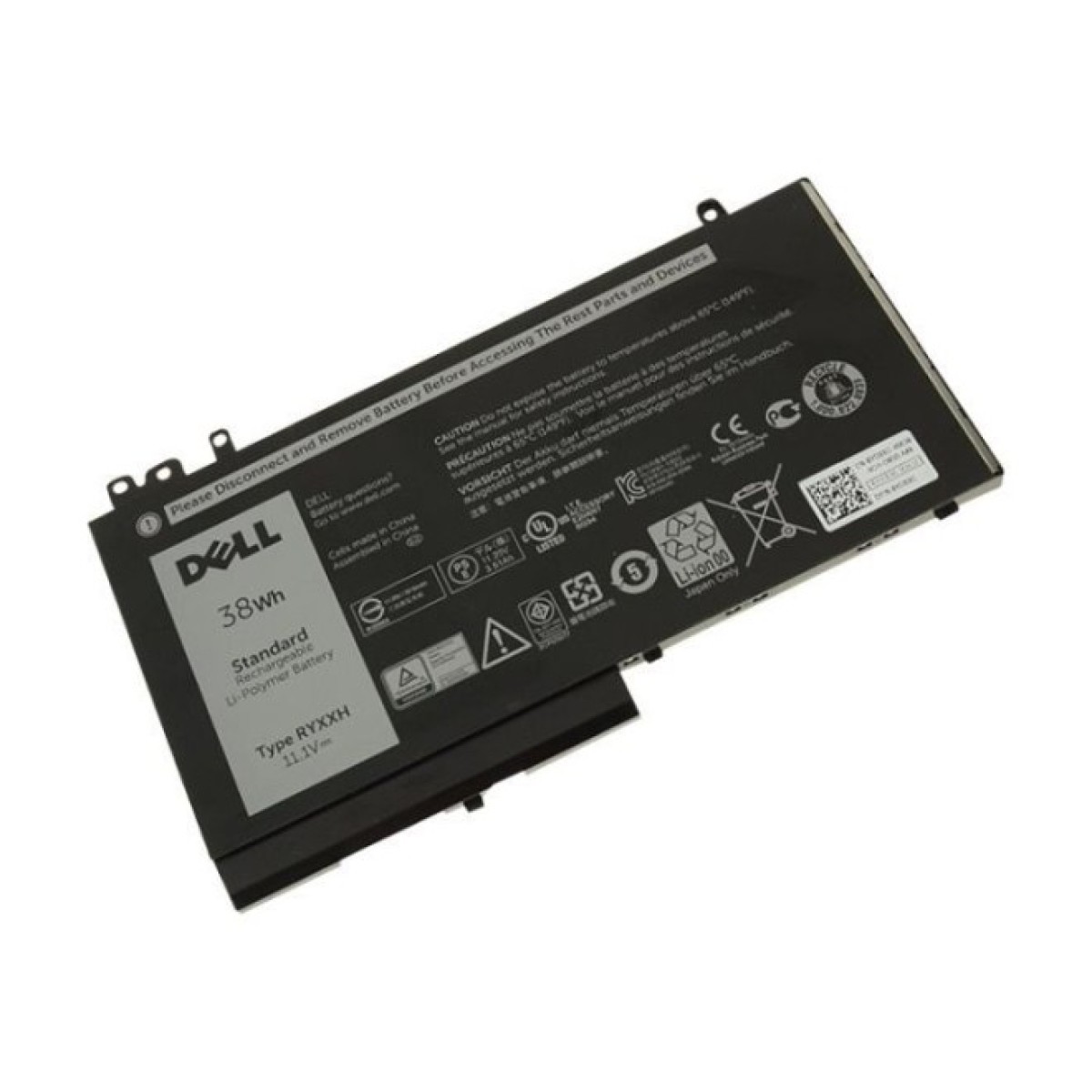 Аккумулятор для ноутбука Dell Dell Latitude E5250 RYXXH 38Wh 3cell 11.1V Li-ion (A47144) 98_98.jpg - фото 2