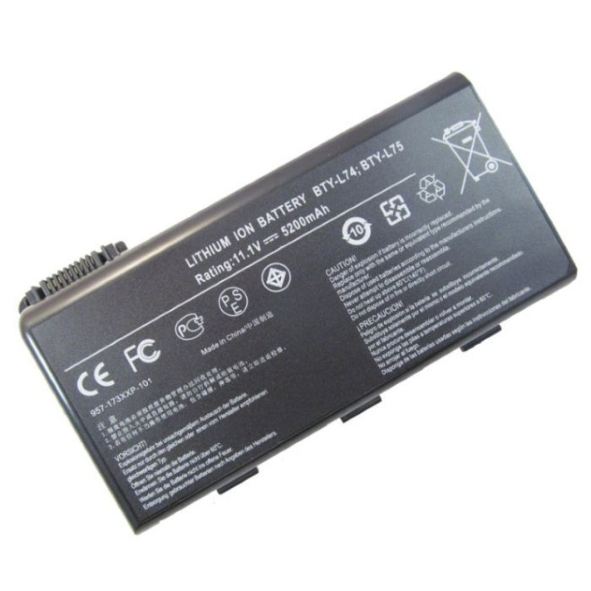 Аккумулятор для ноутбука AlSoft MSI BTY-L74 5200mAh 6cell 11.1V Li-ion (A41554) 98_98.jpg - фото 2