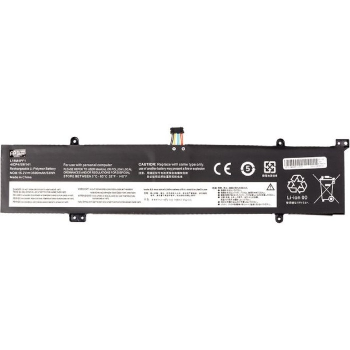 Аккумулятор для ноутбука LENOVO Yoga 9-15IMH5 (L18M4PF1) 15.2V 3500mAh PowerPlant (NB482382) 256_256.jpg