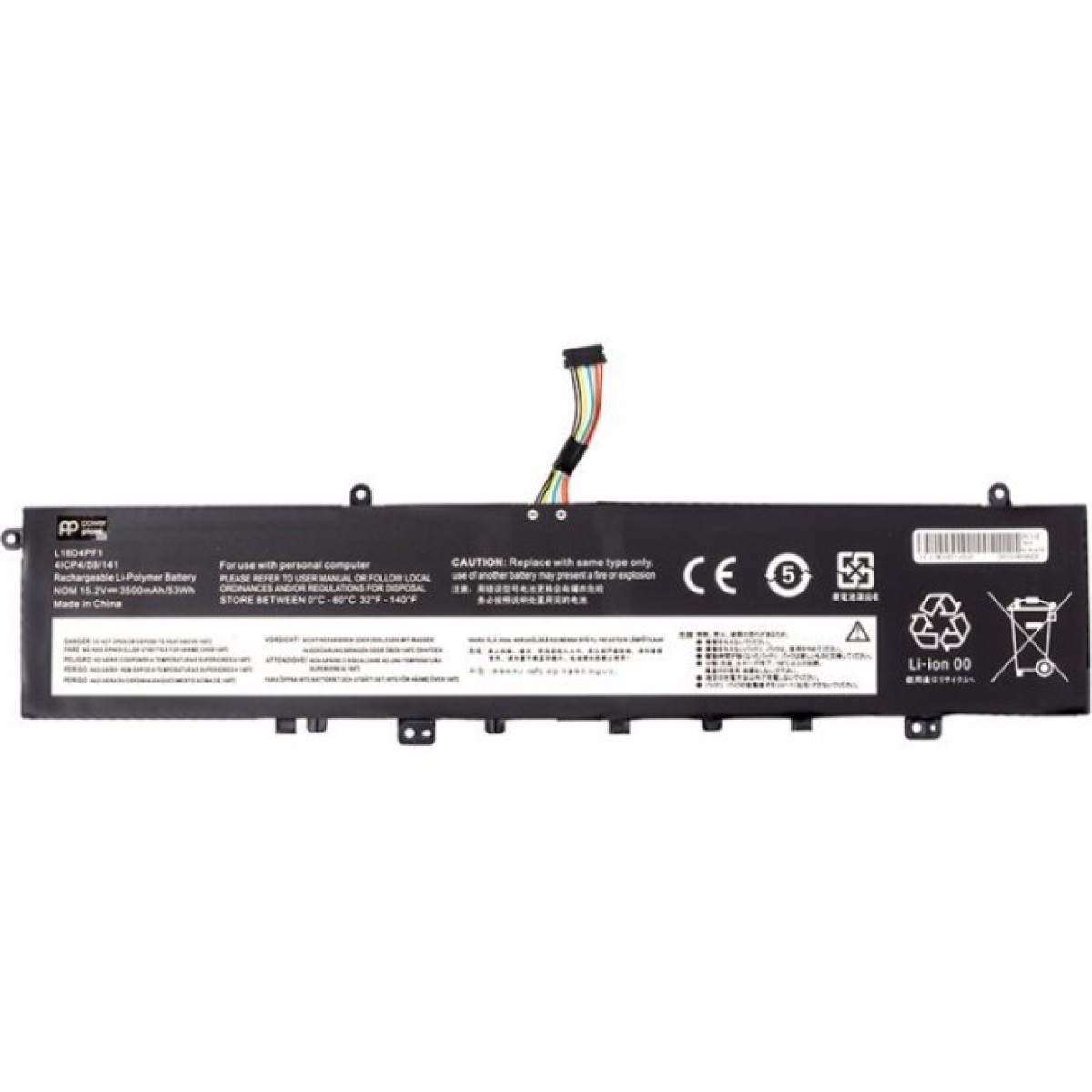 Аккумулятор для ноутбука LENOVO Yoga 9-15IMH5 (L18D4PF1) 15.2V 3500mAh PowerPlant (NB482436) 256_256.jpg