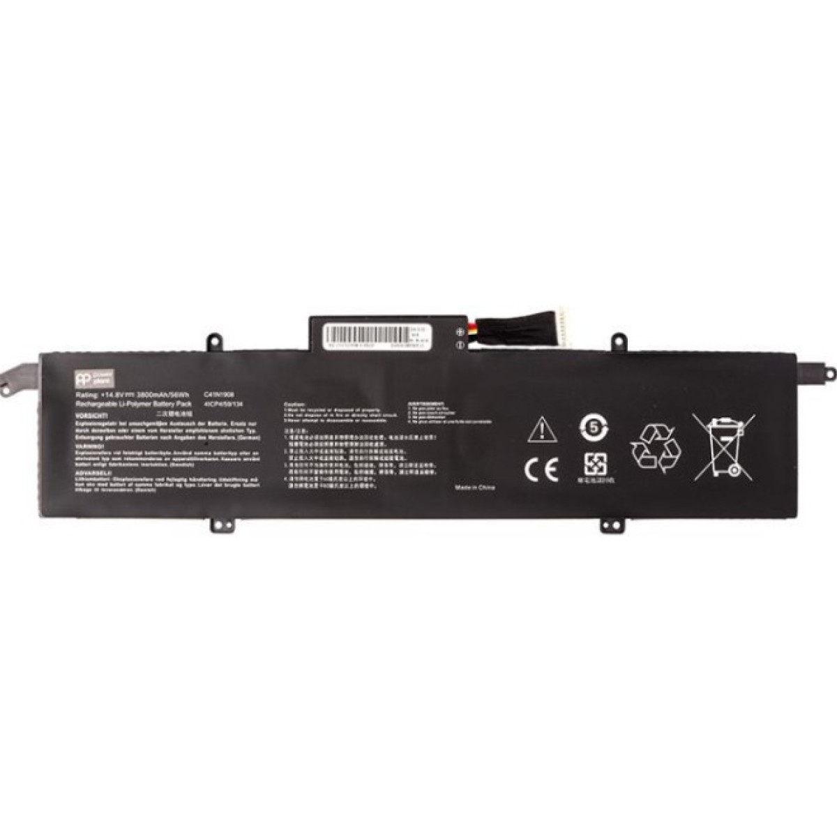 Аккумулятор для ноутбука ASUS ROG Zephyrus G14 (C41N1908) 14.8V 3800mAh PowerPlant (NB432028) 256_256.jpg