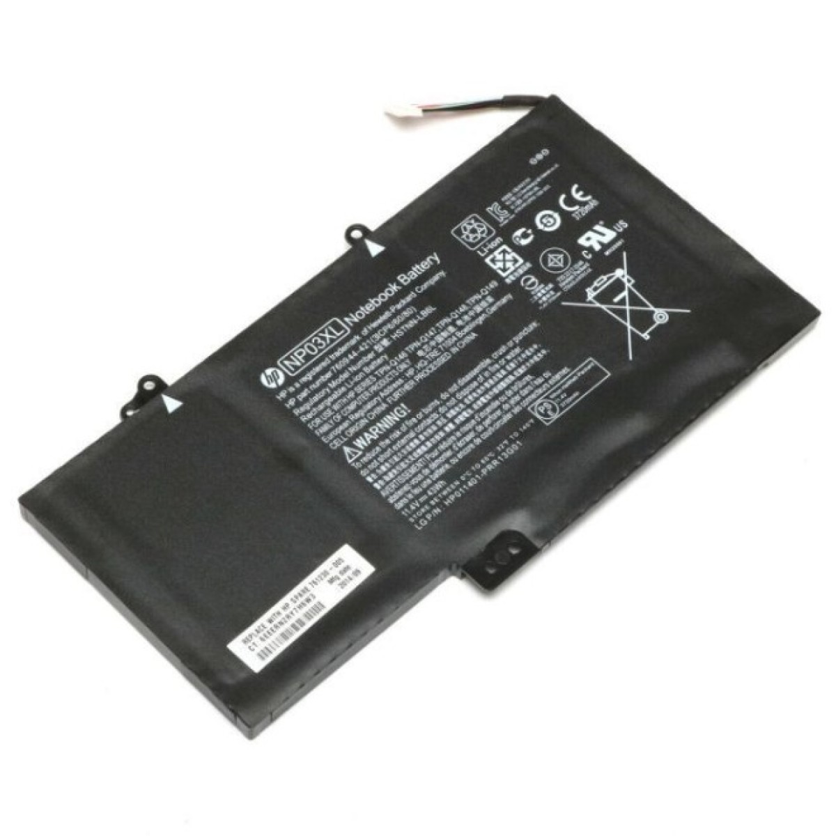 Аккумулятор для ноутбука HP Envy x360 15-w NP03XL, 3720mAh (43Wh), 3cell, 11.4V, Li-ion (A47651) 256_256.jpg