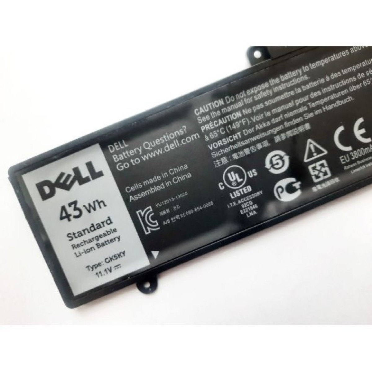 Аккумулятор для ноутбука Dell Inspiron 11-3147 GK5KY, 43Wh (3800mAh), 3cell, 11.1V, Li-ion (A47609) 98_98.jpg - фото 2