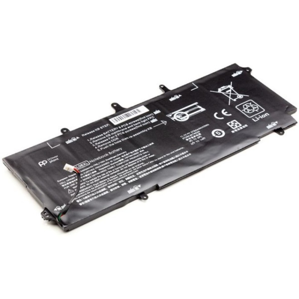 Аккумулятор для ноутбука HP Elitebook Folio 1040 G1 (BL06XL) 11.1V 3784mAh PowerPlant (NB461196) 98_98.jpg - фото 2