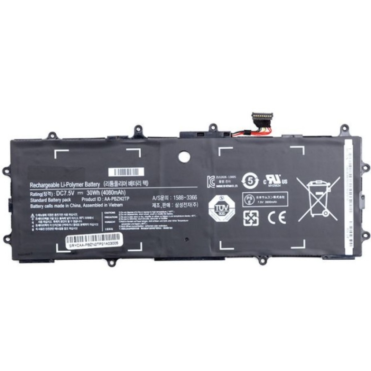 Аккумулятор для ноутбука Samsung Chromebook Series 3 (NP905S3G) 7.5V 4080mAh (NB490103) 98_98.jpg