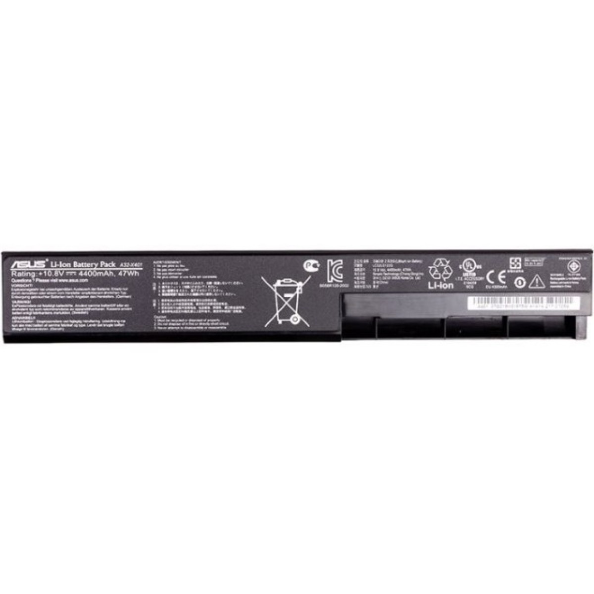 Акумулятор до ноутбука ASUS X401 (A32-X401) 10.8V 4400mAh PowerPlant (NB431083) 256_256.jpg