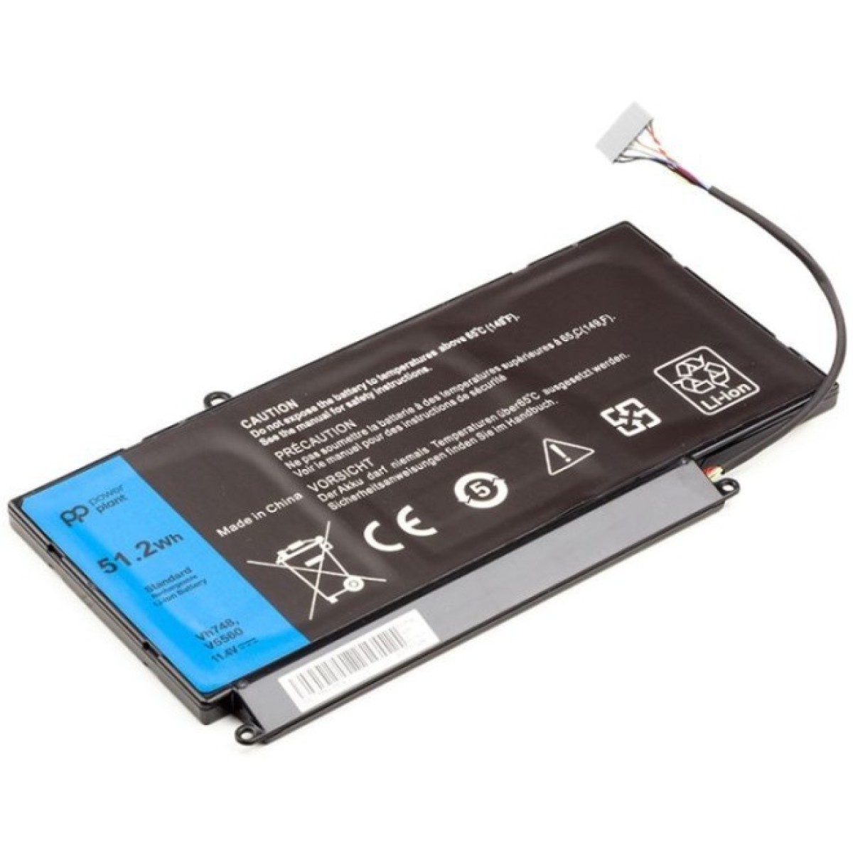 Акумулятор до ноутбука DELL Inspiron 14-5439 (VH748) 11.4V 51.2Wh PowerPlant (NB441099) 98_98.jpg - фото 2