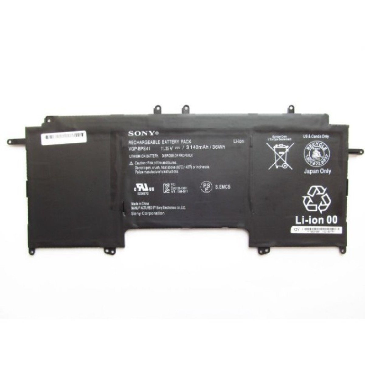 Аккумулятор для ноутбука Sony VGP-BPS41, 3140mAh (36Wh), 3cell, 11.25V, Li-ion (A47490) 98_98.jpg - фото 2