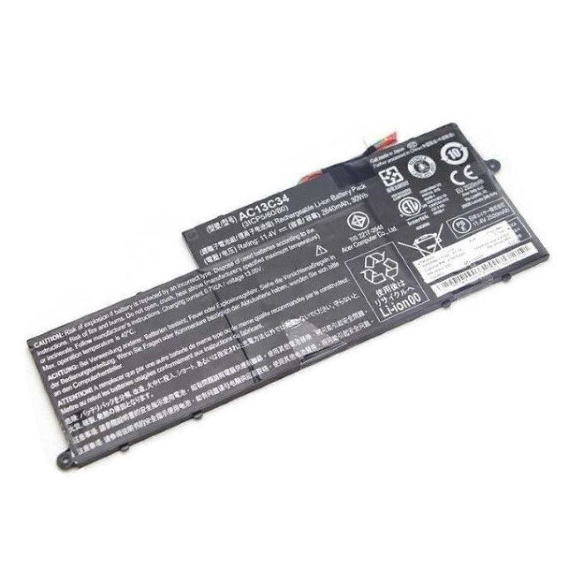 Акумулятор до ноутбука Acer AC13C34, 2640mAh (30Wh), 3cell, 11.4V, Li-ion (A47185) 98_98.jpg