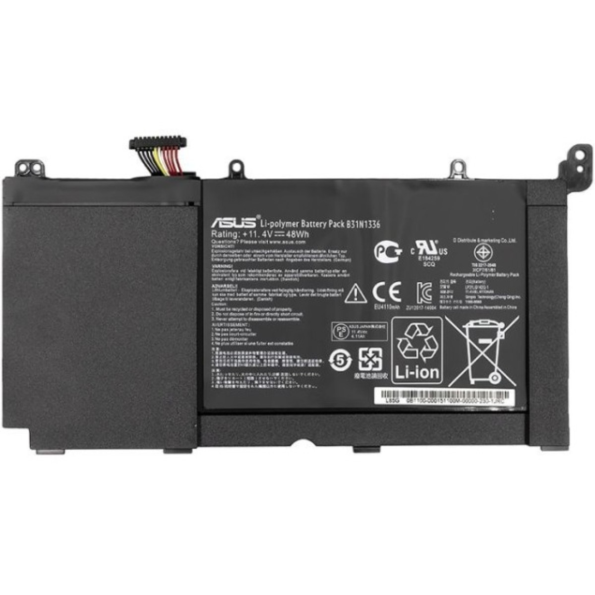 Акумулятор до ноутбука PowerPlant ASUS VivoBook S551L (A42-S551) 11.4V 4400mAh (NB430765) 256_256.jpg
