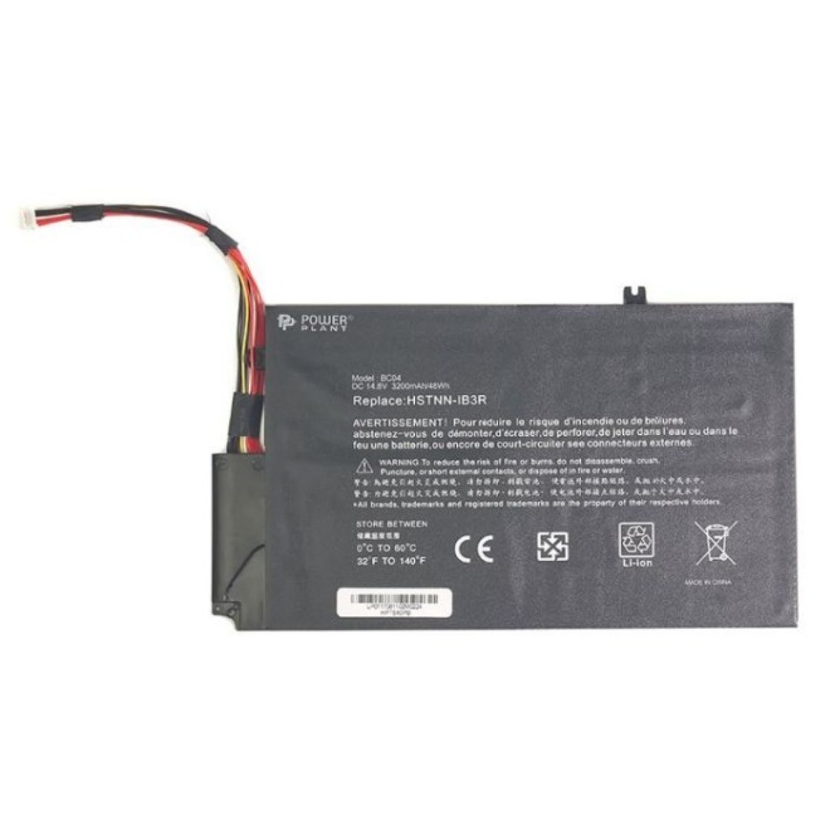 Акумулятор до ноутбука HP Envy TouchSmart 4 (EL04XL, HPTS40PB) 14.8V 3200mAh PowerPlant (NB460649) 256_256.jpg