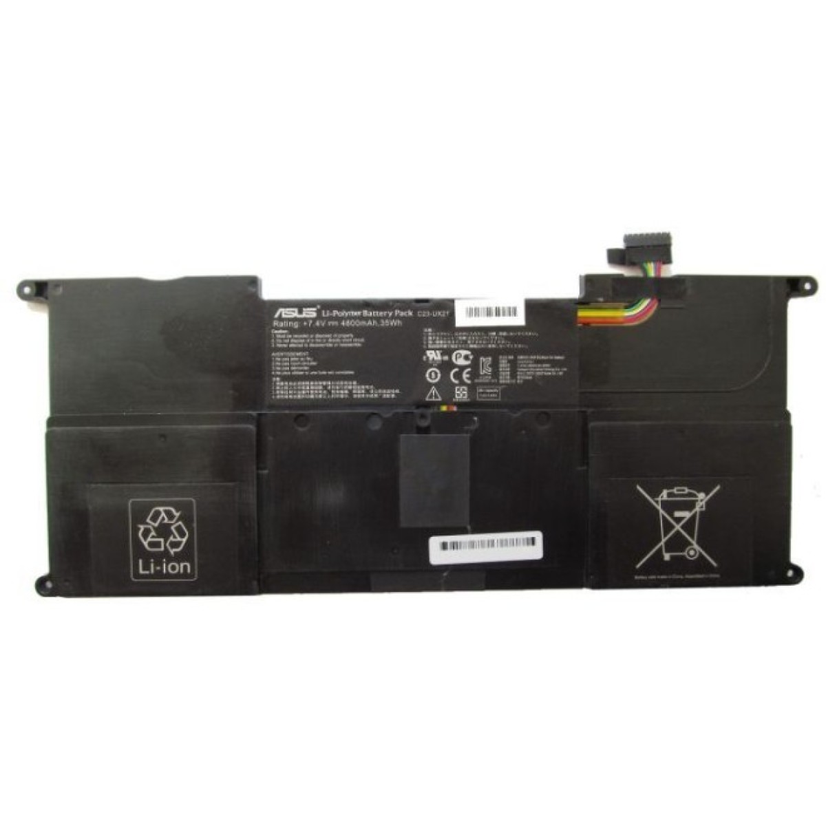 Аккумулятор для ноутбука ASUS UX21A C23-UX21, 4800mAh (35Wh), 6cell, 7.4V, Li-Pol, черная, (A47180) 256_256.jpg