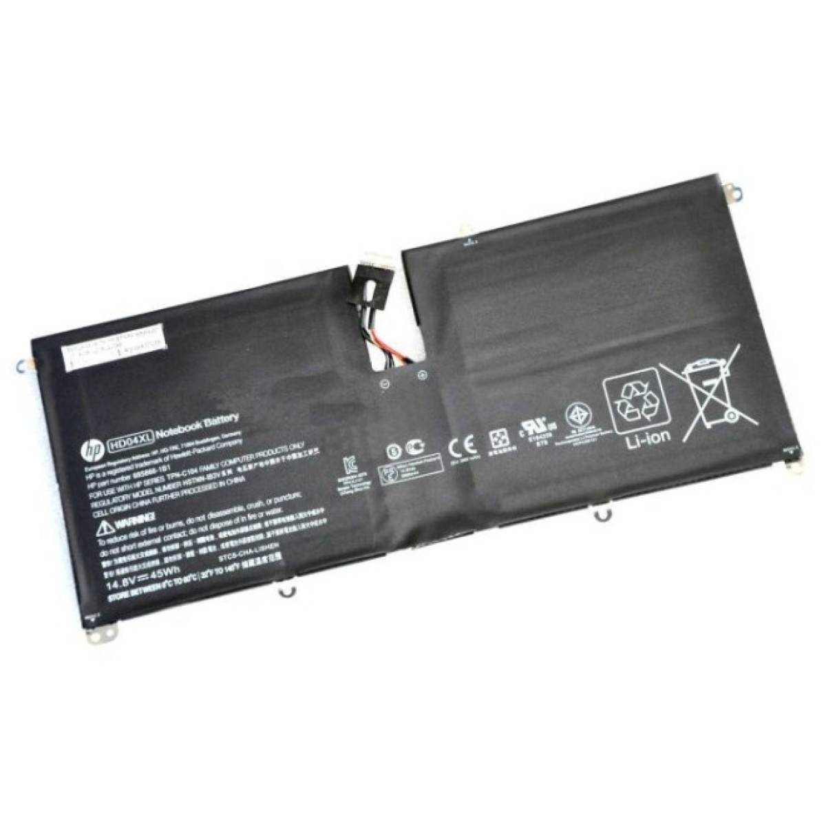 Аккумулятор для ноутбука HP HP Envy Spectre XT 13-2000 HD04XL 3000mAh (45Wh) 4cell 14.8V (A41954) 98_98.jpg - фото 2