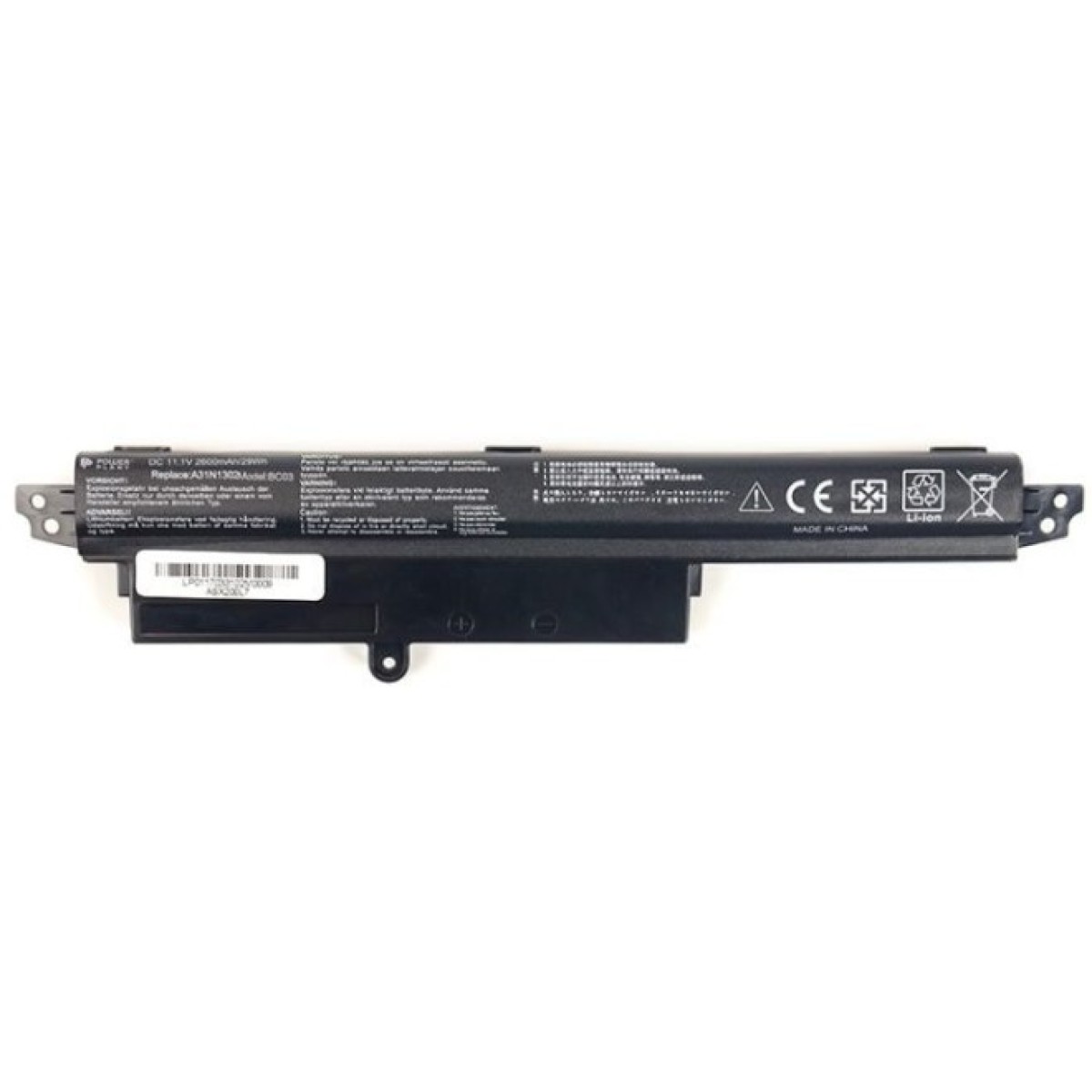 Акумулятор до ноутбука ASUS VivoBook X200CA (ASX200L7) 11.1V 2600mAh PowerPlant (NB430499) 256_256.jpg