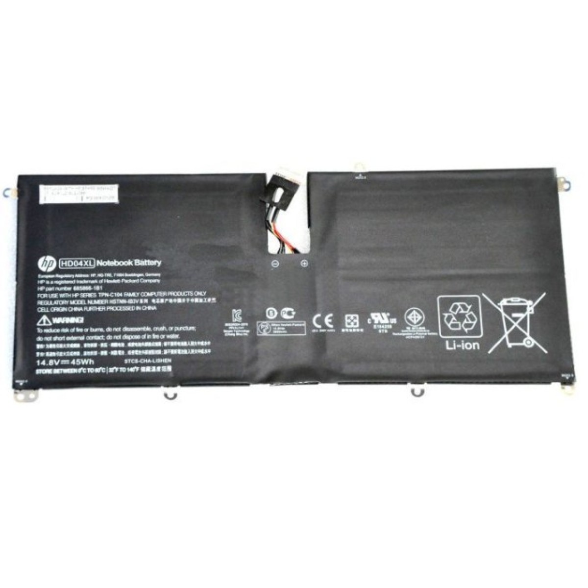 Аккумулятор для ноутбука HP HP Envy Spectre XT 13-2000 HD04XL 3000mAh (45Wh) 4cell 14.8V (A41954) 256_256.jpg