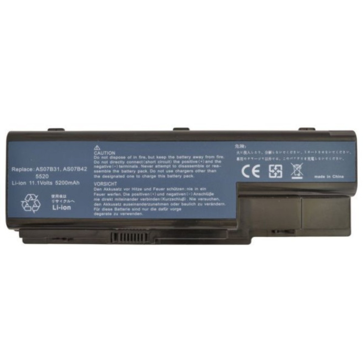 Аккумулятор для ноутбука AlSoft Acer AS07B31 5200mAh 6cell 11.1V Li-ion (A41115) 256_256.jpg