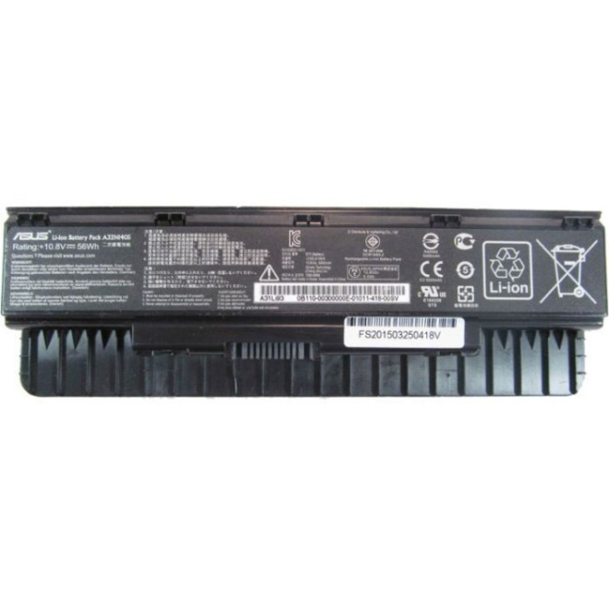 Аккумулятор для ноутбука ASUS A32-N56 5100mAh (56Wh) 6cell 11.1V Li-ion (A41810) 256_256.jpg