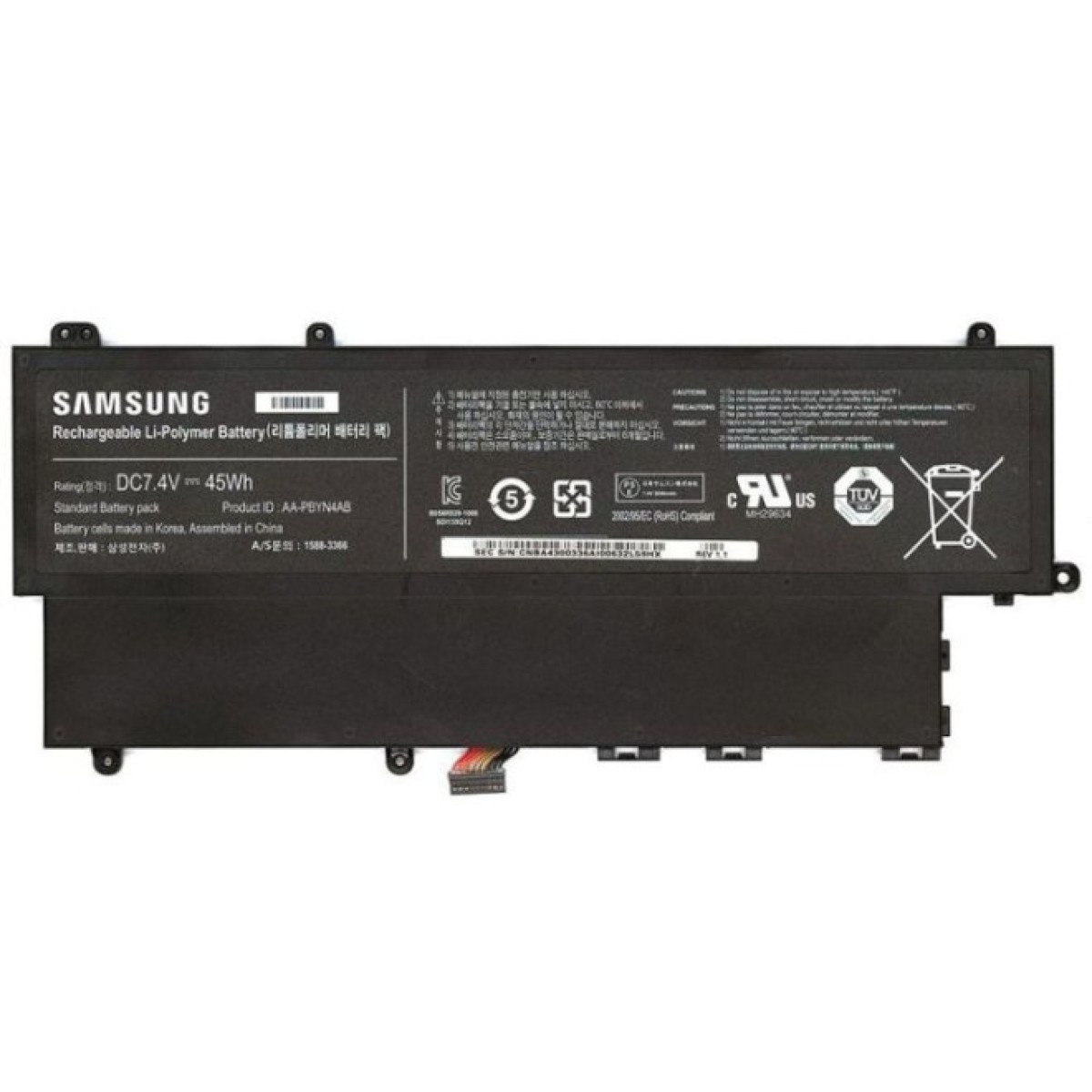 Акумулятор до ноутбука Samsung Samsung 530U3 AA-PBYN4AB 45Wh (6100mAh) 4cell 7.4V Li-ion (A41907) 98_98.jpg - фото 1