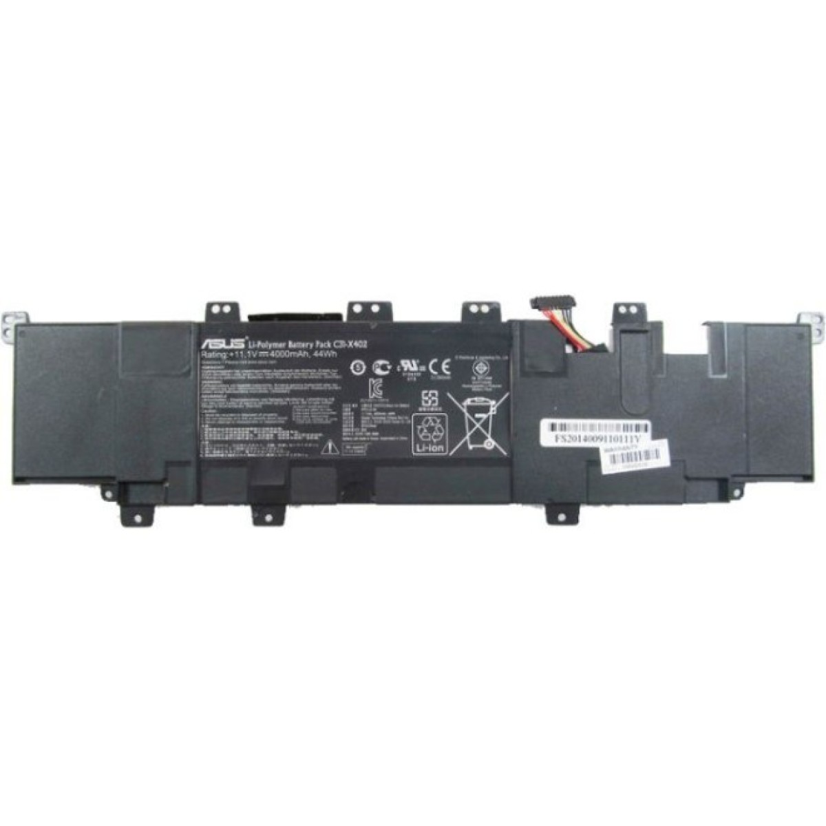 Аккумулятор для ноутбука ASUS Asus C21-X402 4000mAh (44Wh) 4cell 11.1V Li-ion (A41850) 256_256.jpg