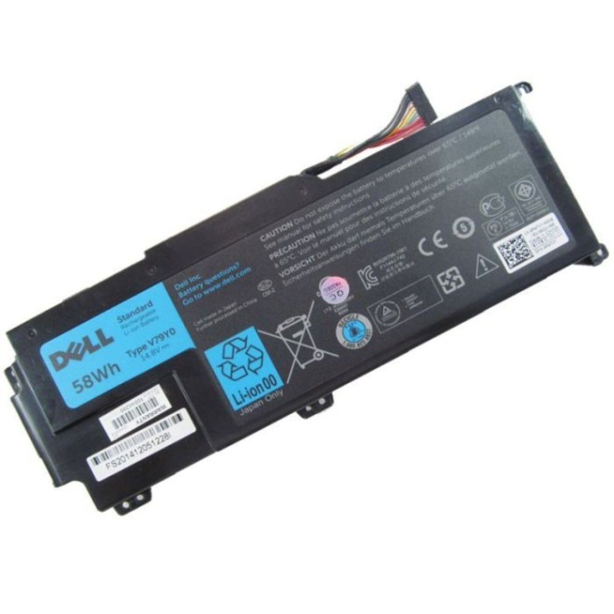 Аккумулятор для ноутбука Dell XPS 14Z V79Y0 58Wh (4000mAh) 8cell 14.8V Li-ion (A41875) 98_98.jpg - фото 2