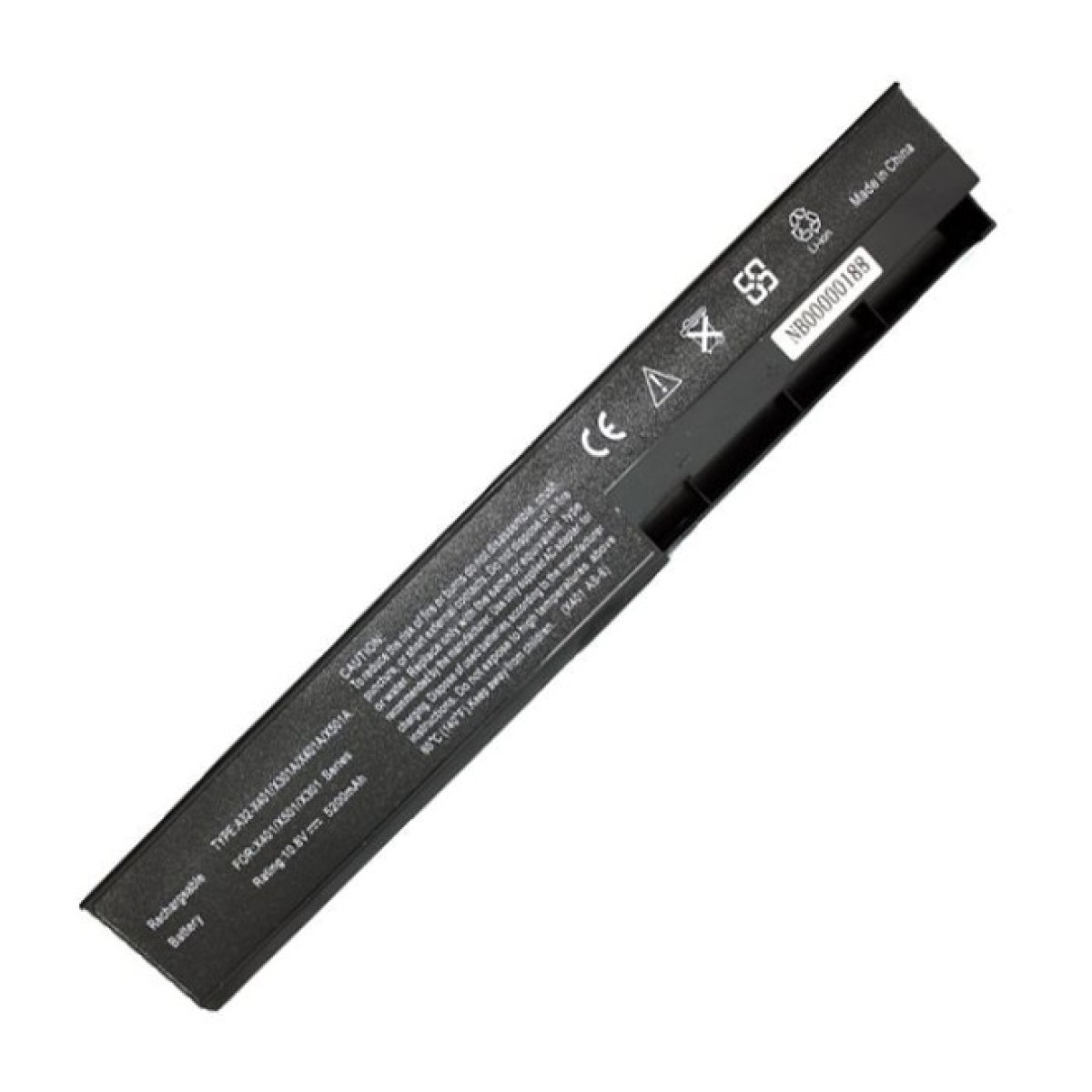 Акумулятор до ноутбука ASUS X401 (A32-X401) 10.8V 5200mAh PowerPlant (NB00000188) 256_256.jpg