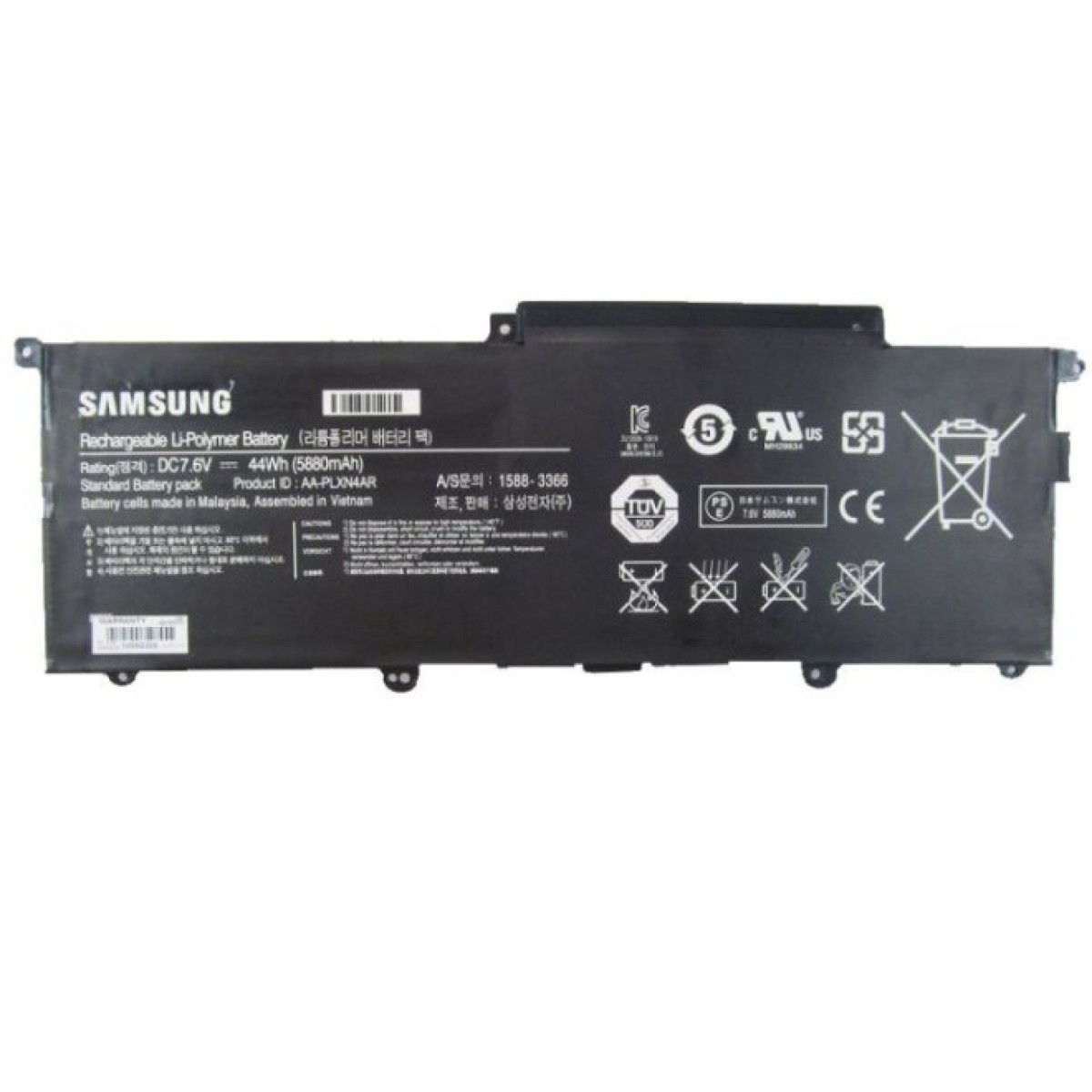 Аккумулятор для ноутбука Samsung Samsung 900X3C AA-PBXN4AR 40Wh (5400mAh) 4cell 7.4V Li-ion (A47070) 98_98.jpg - фото 1