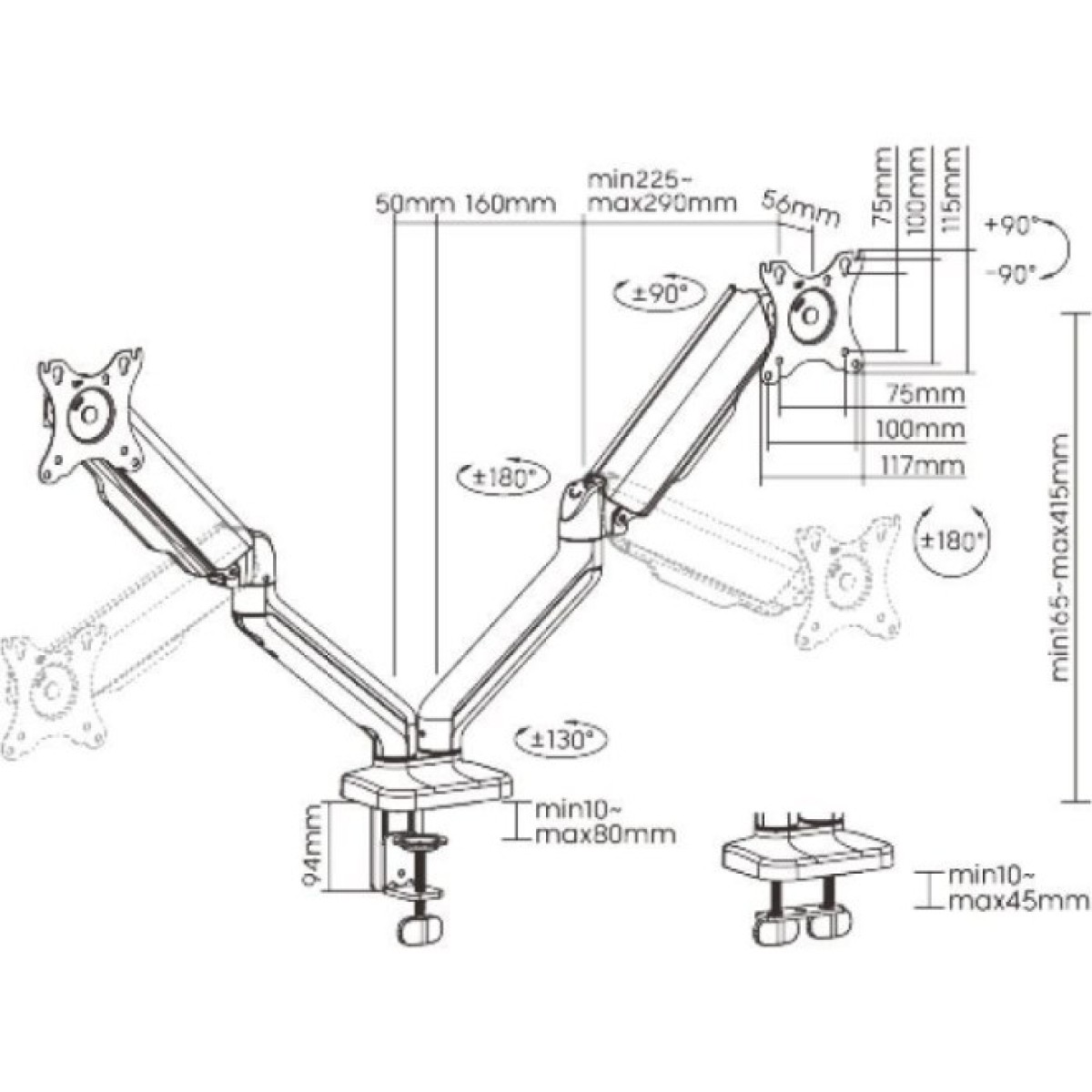Кронштейн OfficePro MA502 98_98.jpg - фото 4