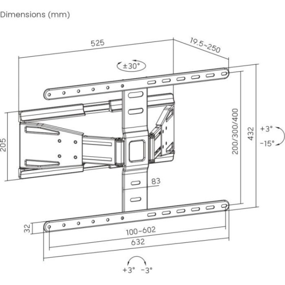 Кронштейн UniBracket Slim64 98_98.jpg - фото 6