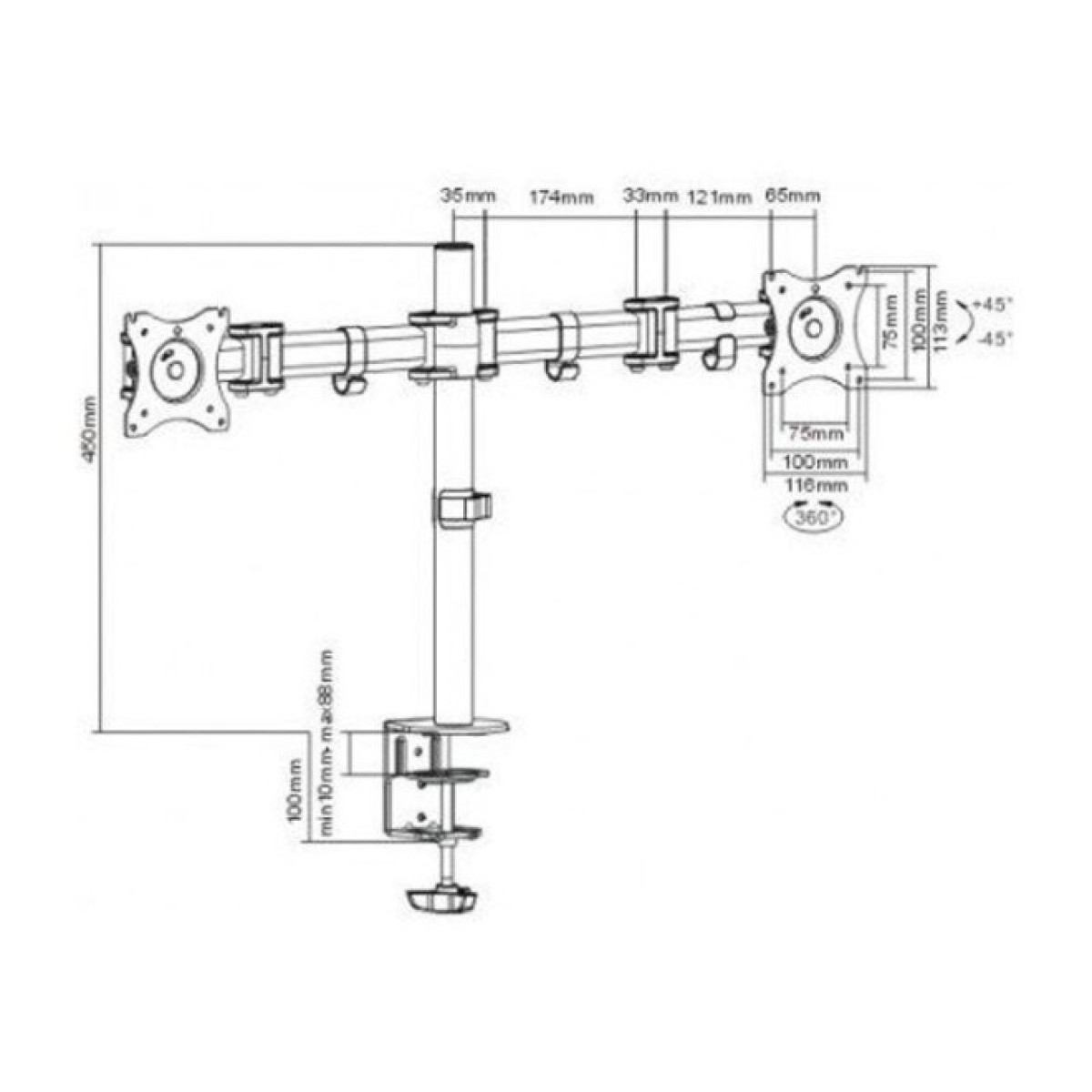Кронштейн ITech MBS-12F 98_98.jpg - фото 3