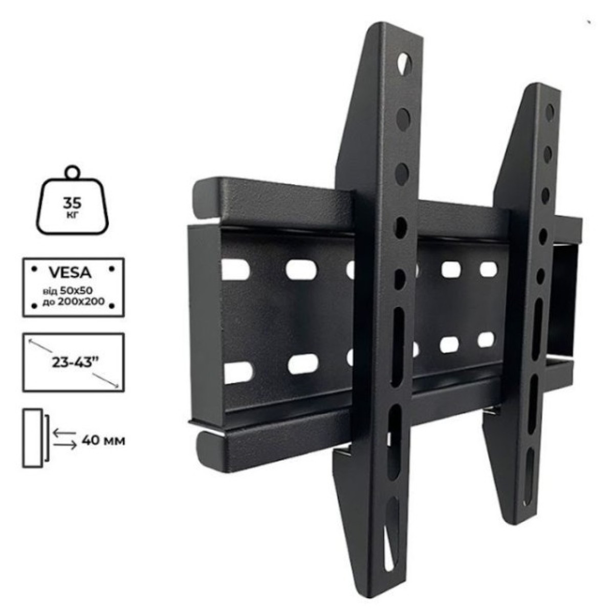 Кронштейн Charmount TV02F Black 98_98.jpg - фото 8