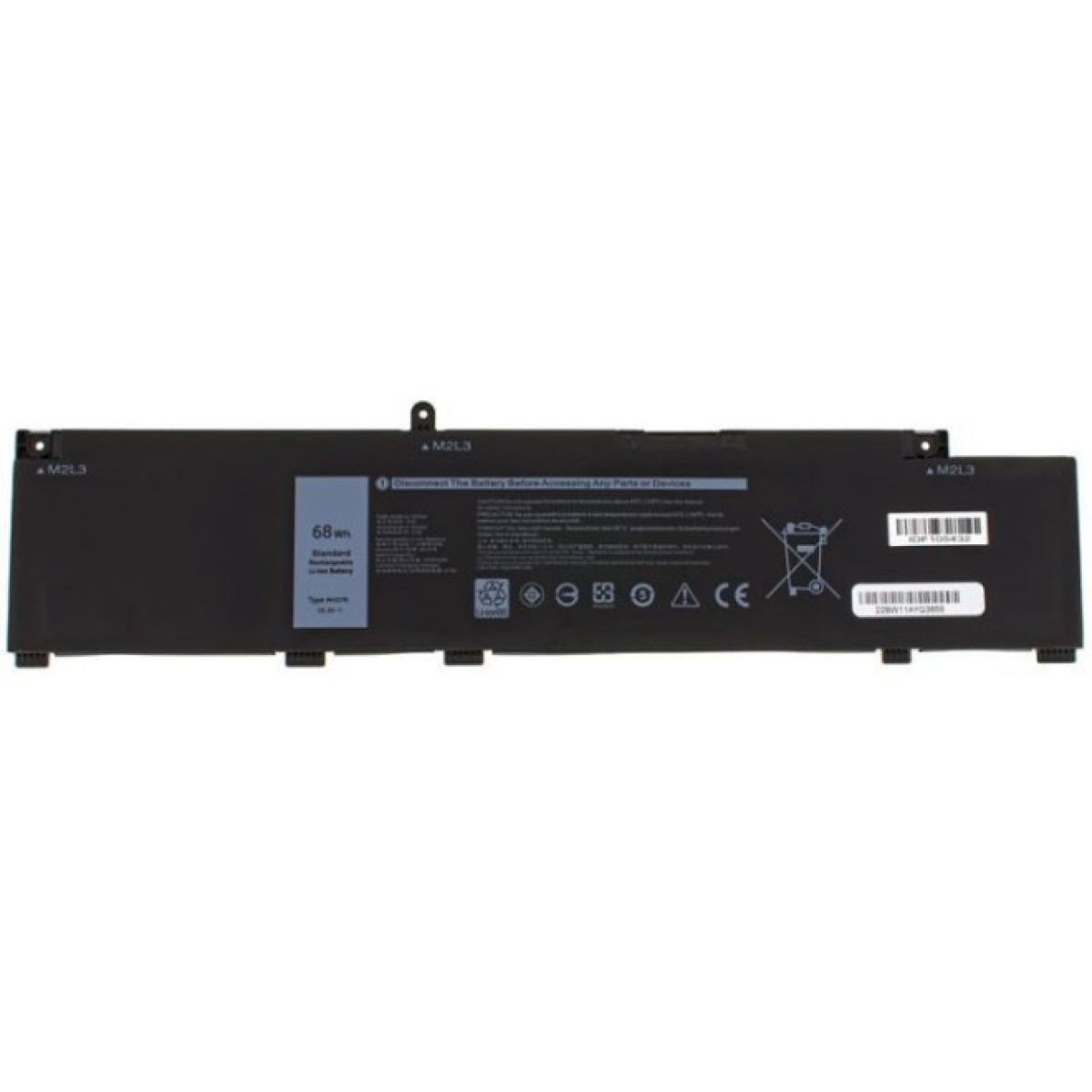 Аккумулятор для ноутбука Dell G5-5500 MV07R, 4250mAh (68Wh), 4cell, 15.2V, Li-ion (A47830) 256_256.jpg