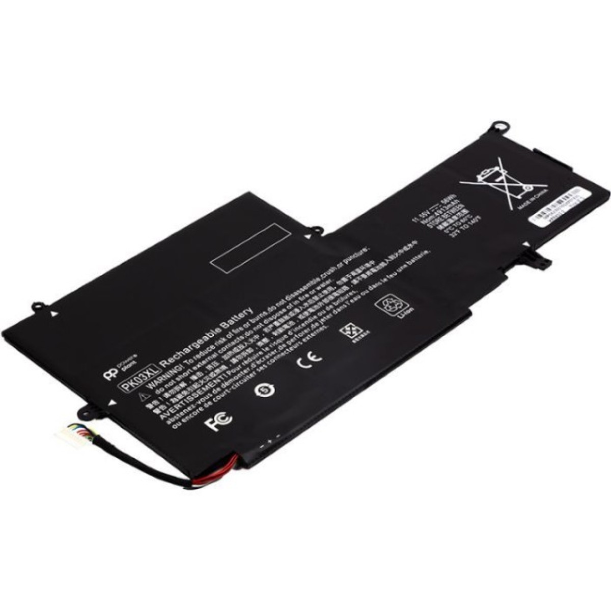 Аккумулятор для ноутбука HP Spectre Pro X360 G1 (PK03XL) 11.55V 4913mAh PowerPlant (NB462032) 98_98.jpg - фото 2