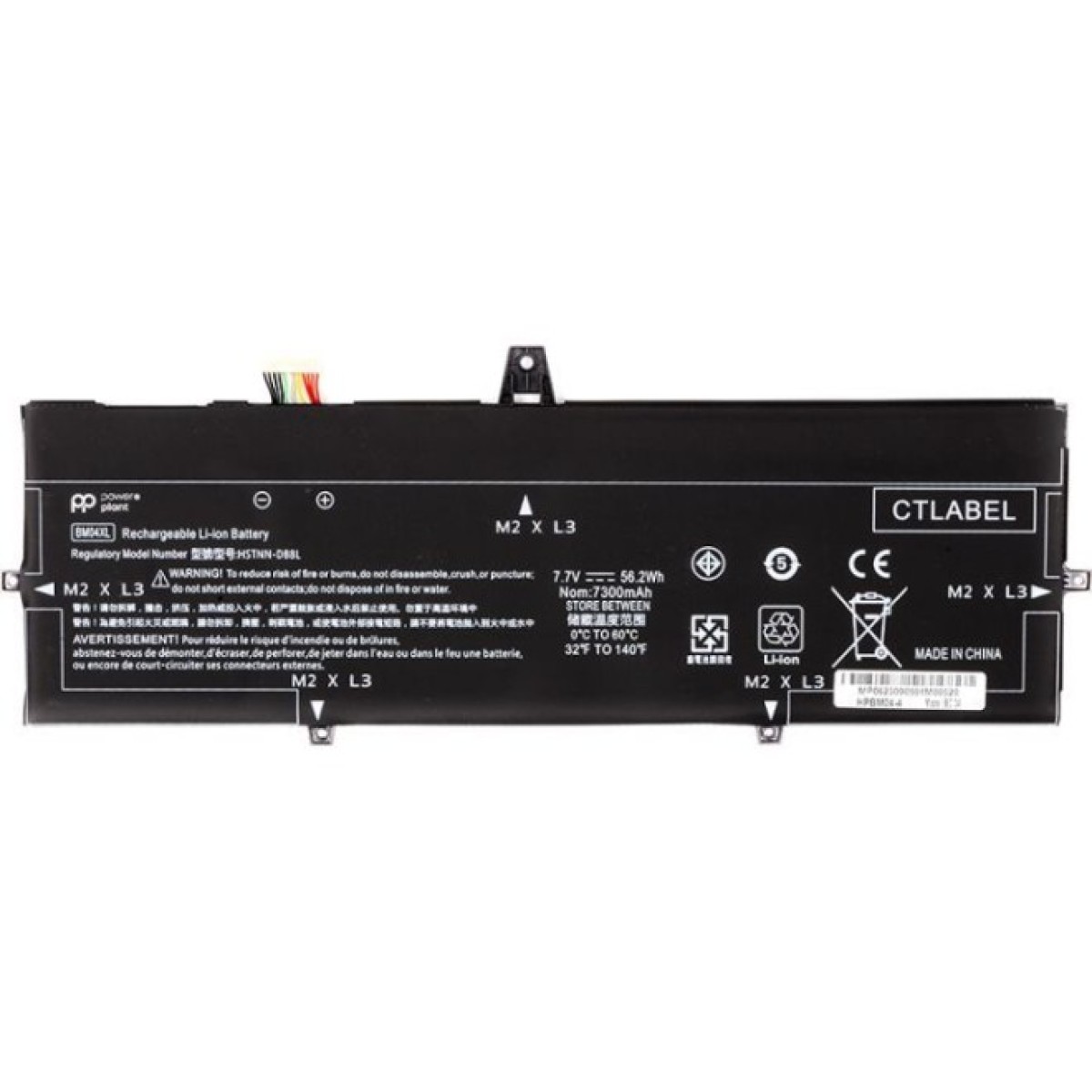 Аккумулятор для ноутбука HP EliteBook x360 1030 G3 Series (BM04XL) 7.7V 7300mAh PowerPlant (NB462070) 256_256.jpg