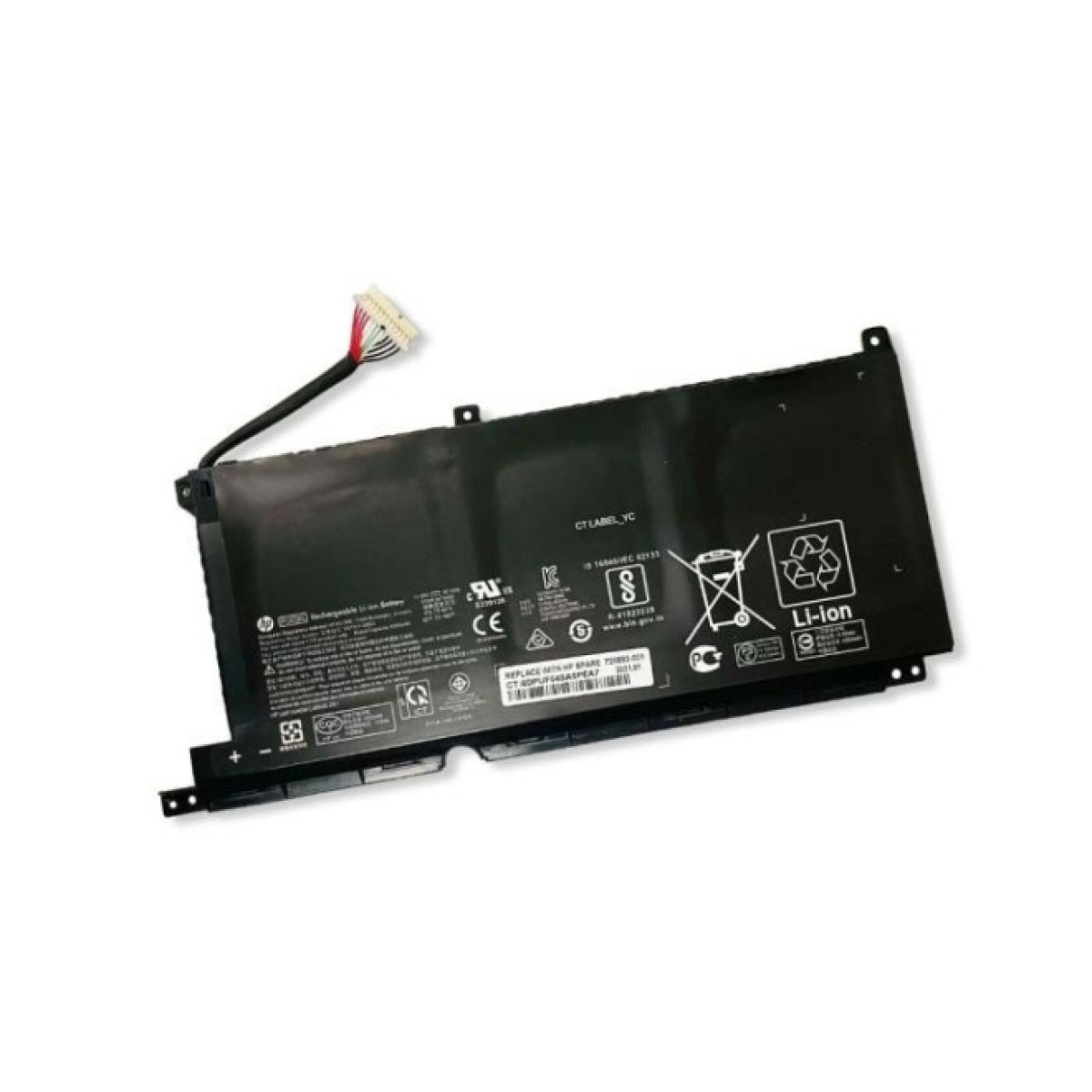 Аккумулятор для ноутбука HP Pavilion Gaming 15-DK PG03XL, 52.5Wh (4323mAh), 3cell, 11.55V, Li-ion (A47825) 256_256.jpg
