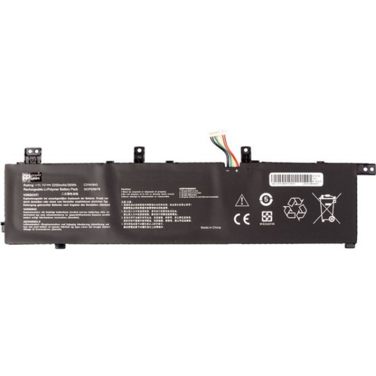 Аккумулятор для ноутбука ASUS VivoBook S14 (C31N1843) 11.1V 3200mAh PowerPlant (NB432035) 256_256.jpg