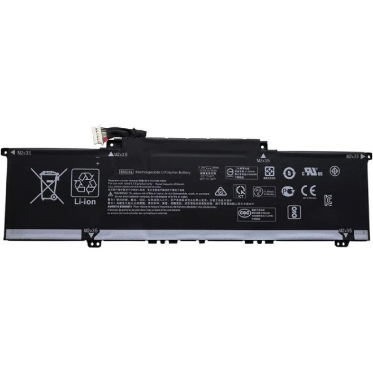 Аккумулятор для ноутбука HP Envy x360 13-AY BN03XL, 51Wh (4195mAh), 3cell, 11.55V, Li-ion AlSoft (A47929) 256_256.jpg