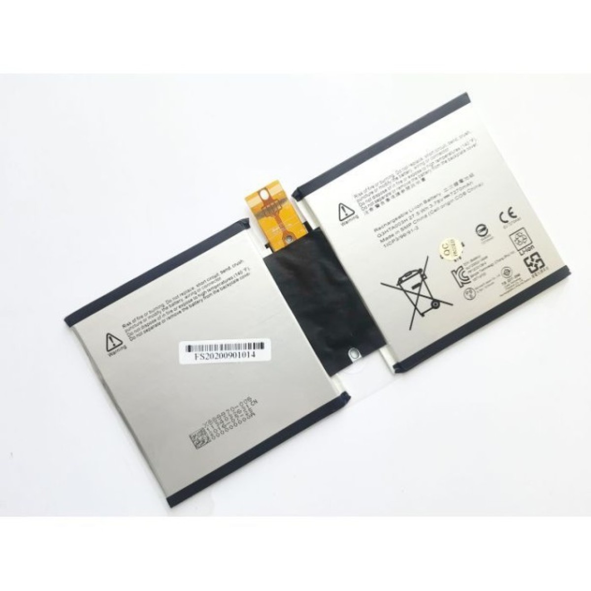 Акумулятор до ноутбука Microsoft Surface 3 (Model 1645) G3HTA003H, 7270mAh (27.5Wh), 2cell, 3 (A47513) 98_98.jpg - фото 2