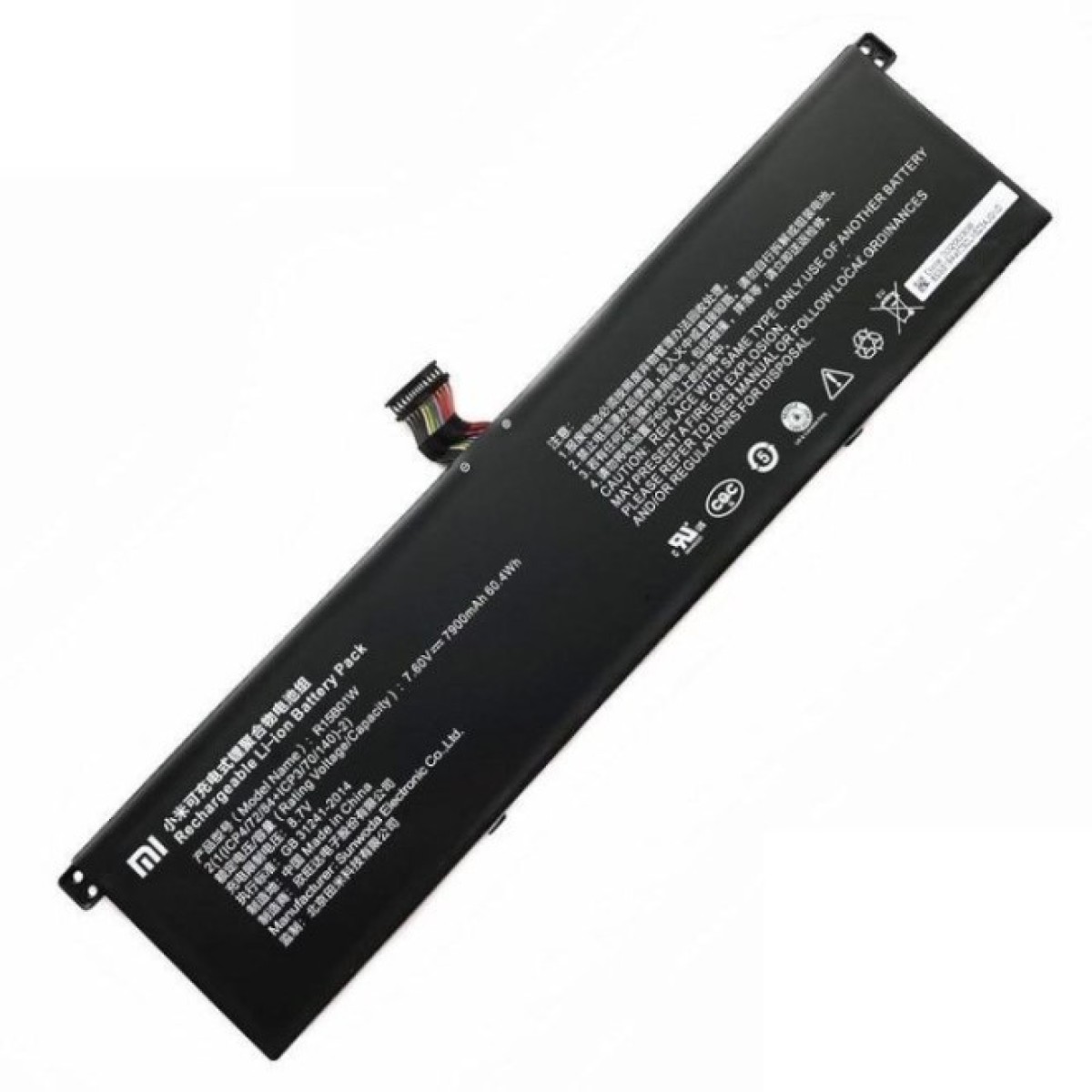 Аккумулятор для ноутбука Xiaomi R15B01W (Mi Notebook Pro 15.6"), 7900mAh (60.04Wh),4cell, 7. (A47639) 98_98.jpg - фото 2