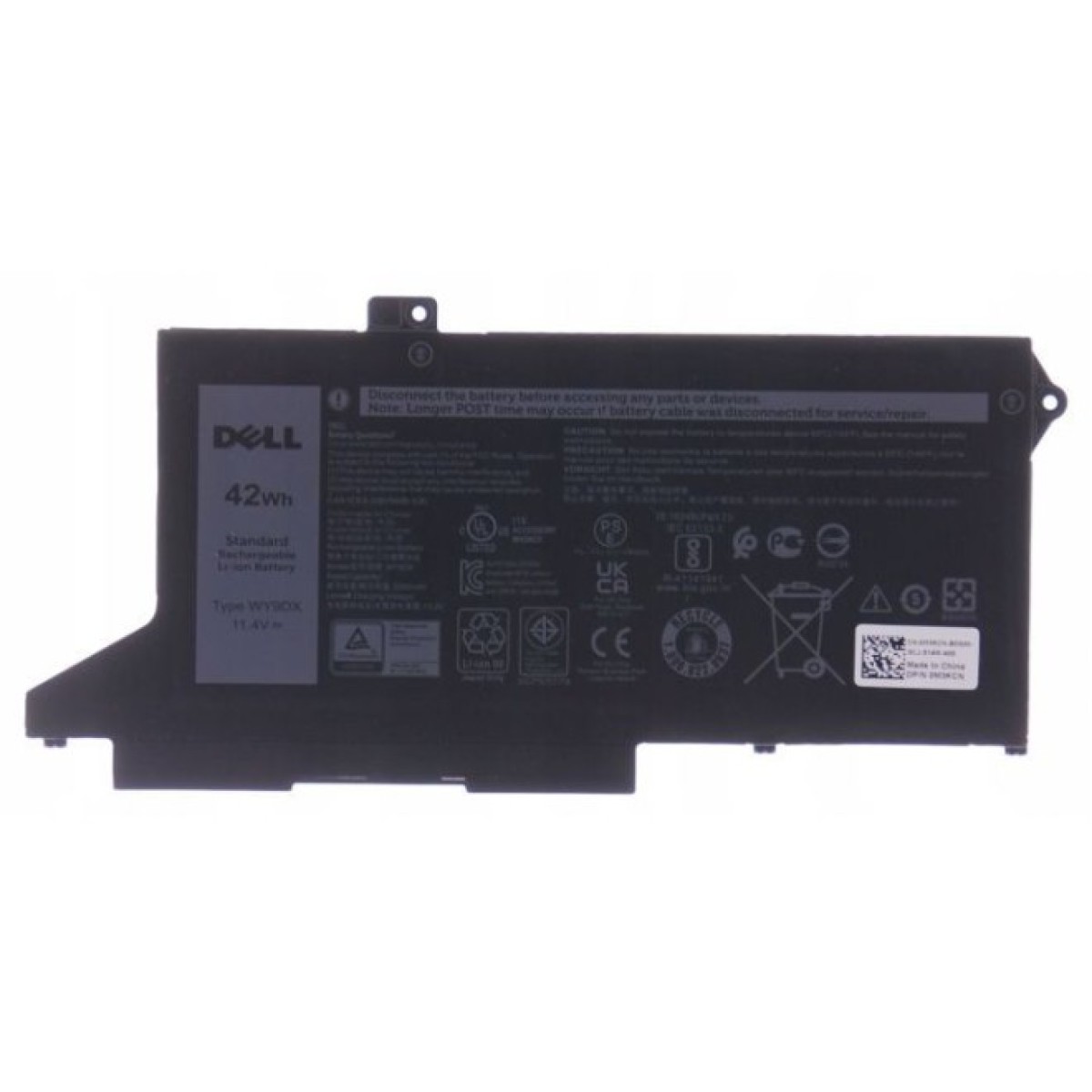 Аккумулятор для ноутбука Dell Latitude 5420 WY9DX, 3500mAh (42Wh), 3cell, 11.4V, Li-ion AlSoft (A47888) 256_256.jpg