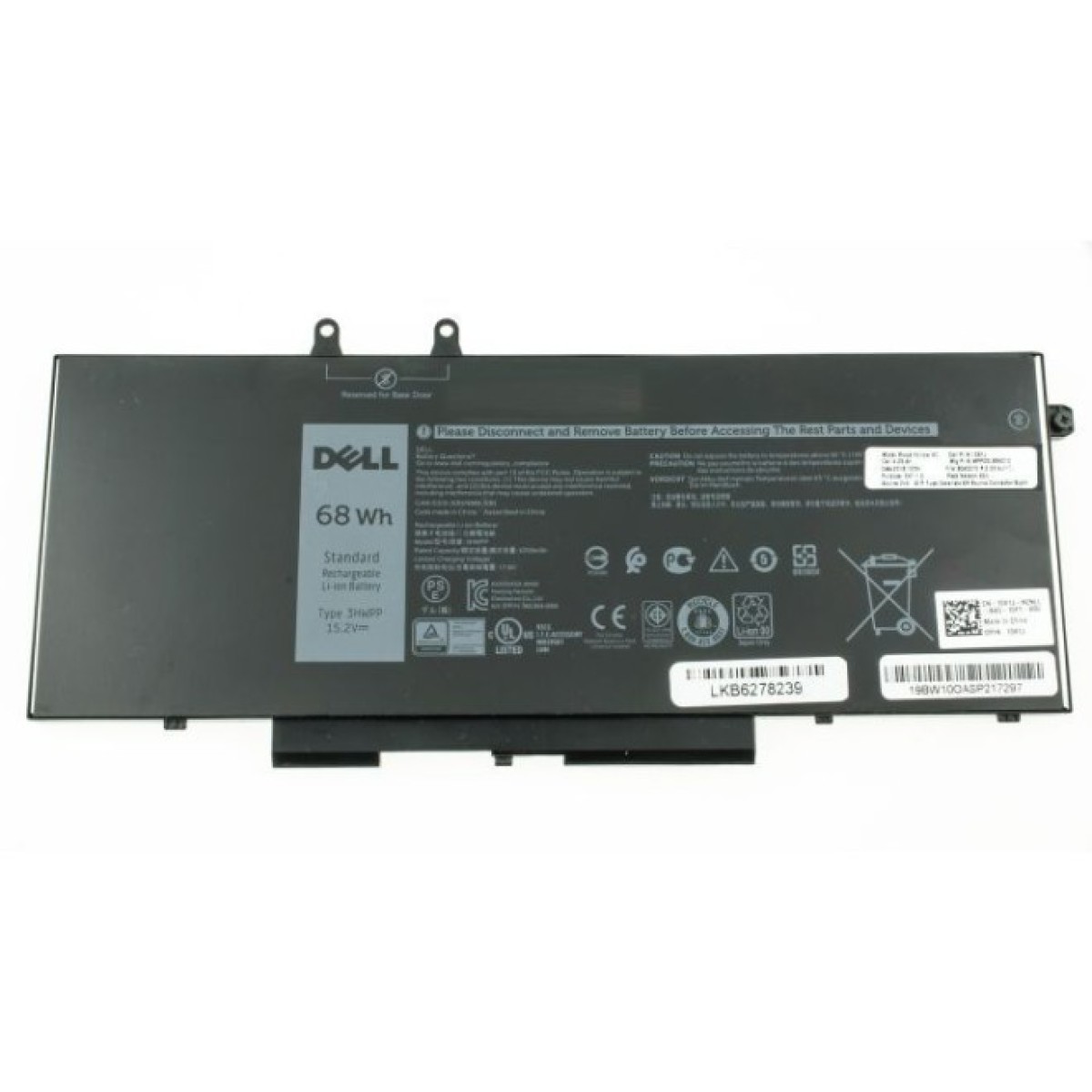 Аккумулятор для ноутбука Dell Latitude 5501 3HWPP, 4250mAh (68Wh), 4cell, 15.2V, Li-ion (A47595) 98_98.jpg