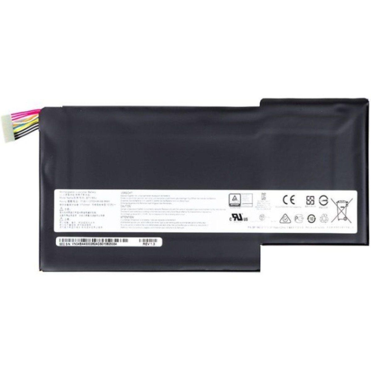 Аккумулятор для ноутбука MSI GS63 Stealth Pro Series (BTY-M6J) 11.4V 5700mAh PowerPlant (NB470105) 256_256.jpg