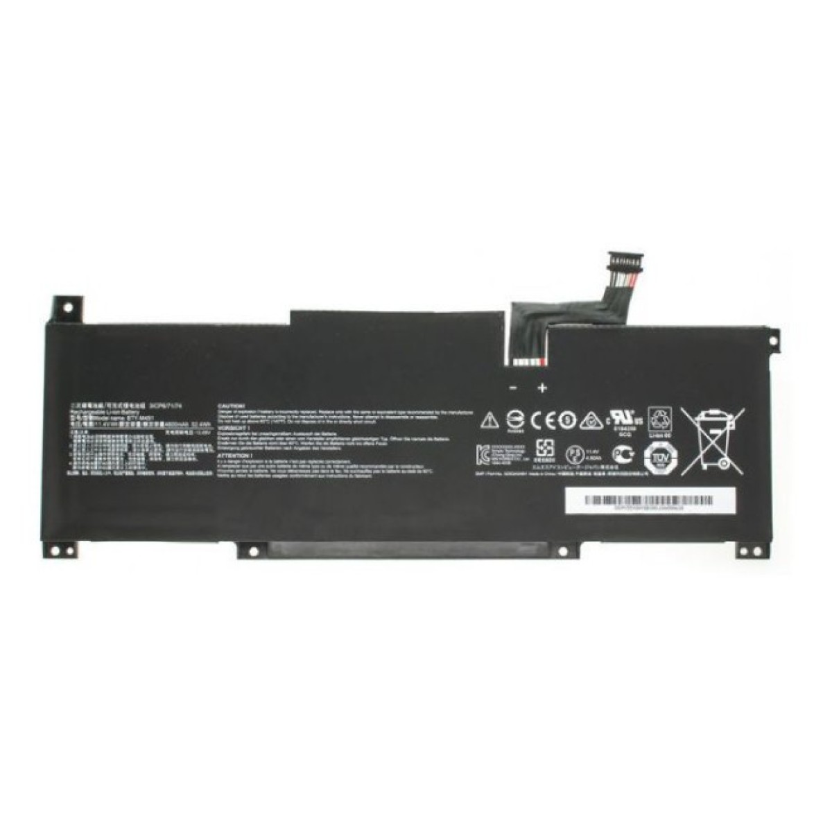 Аккумулятор для ноутбука MSI BTY-M491, 4600mAh (52.4Wh), 3cell, 11.4V, Li-Pol AlSoft (A47923) 256_256.jpg