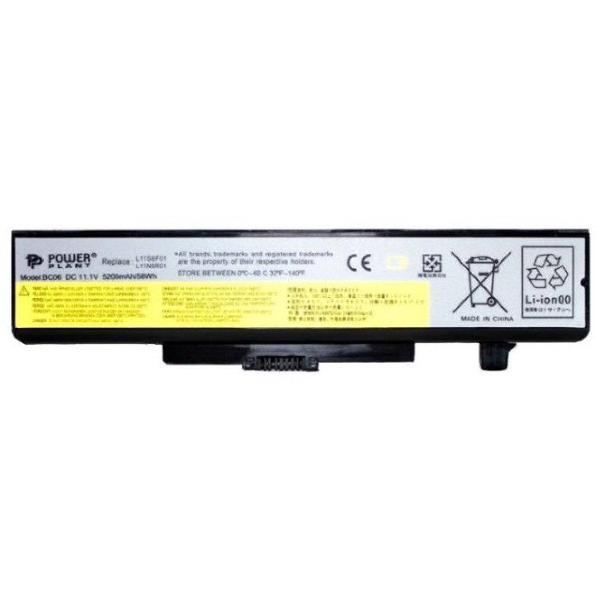 Аккумулятор для ноутбука LENOVO G580 Series (L11L6F01) 11.1V 5200mAh PowerPlant (NB00000276) 256_256.jpg