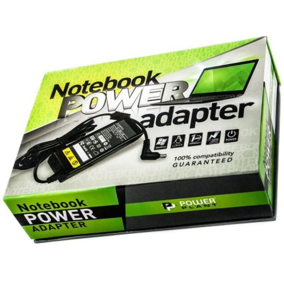 Блок питания к ноутбуку PowerPlant ACER 220V, 19V 90W 4.74A (5.5*1.7) (AC90F5517) 98_98.jpg - фото 2