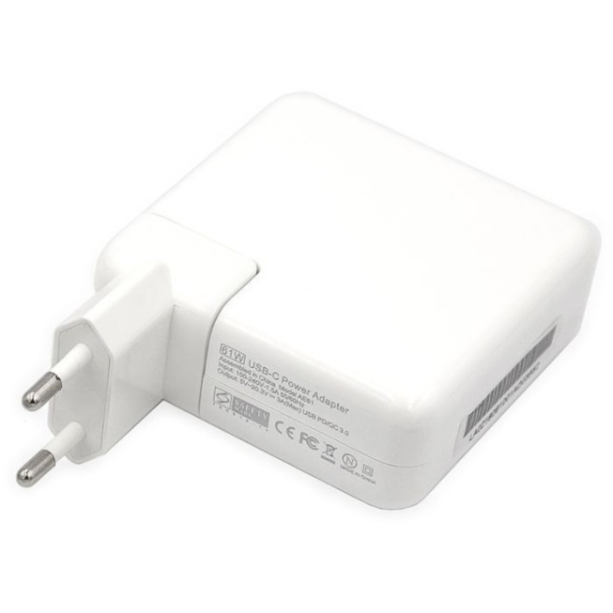 Блок питания к ноутбуку PowerPlant APPLE 220V, 20V 61W (USB Type-C) (AP61HCUSB) 256_256.jpg