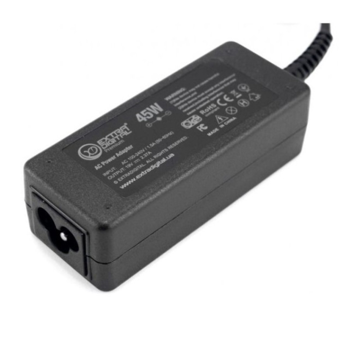 Блок живлення до ноутбуку Extradigital Asus 19V, 2.37A, 45W (5.5x2.5) (PSA3882) 98_98.jpg - фото 4
