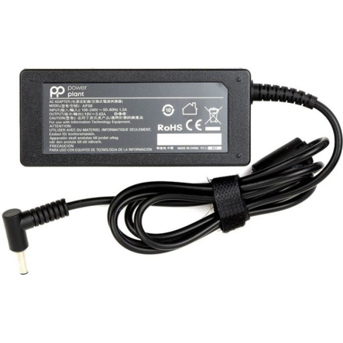 Блок питания к ноутбуку PowerPlant ASUS 220V, 19V 65W 3.42A (4.5*3.0) (AS65F4530) 256_256.jpg